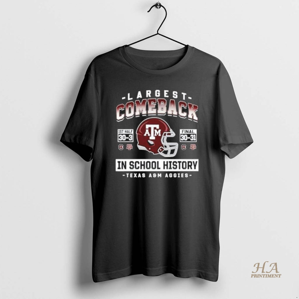 Official Texas Am Aggies Largest Comeback In School History 2025