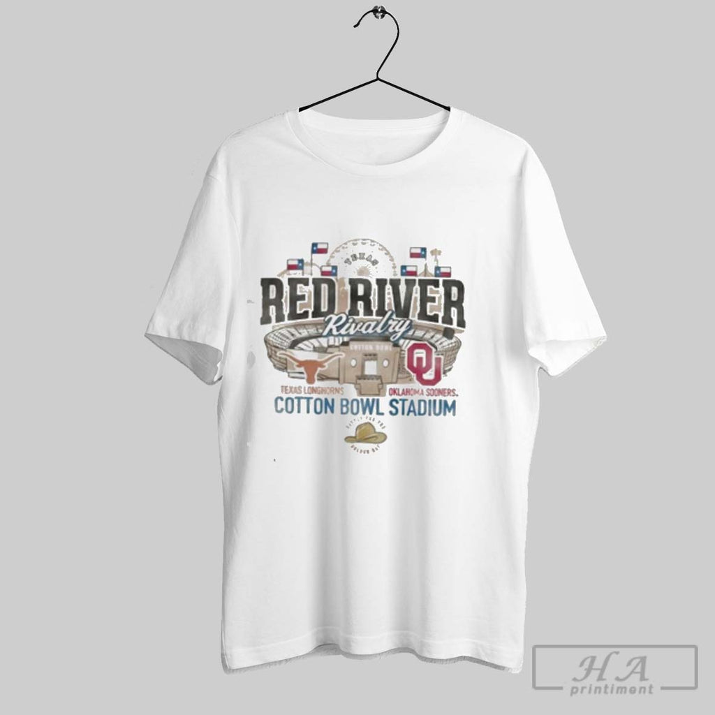 Official Texas Longhorns Vs Oklahoma Sooners Red River Rivalry Stadium Match Up 2025