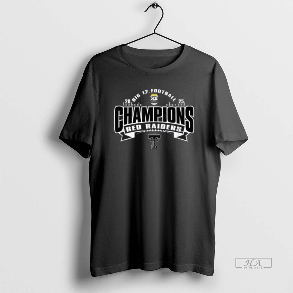 Official Texas Tech Red Raiders Big 12 Champs 2025 Football