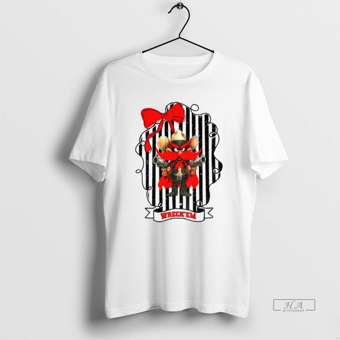 Official Texas Tech Red Raiders Mascot Game Day Football 2025 Vintage