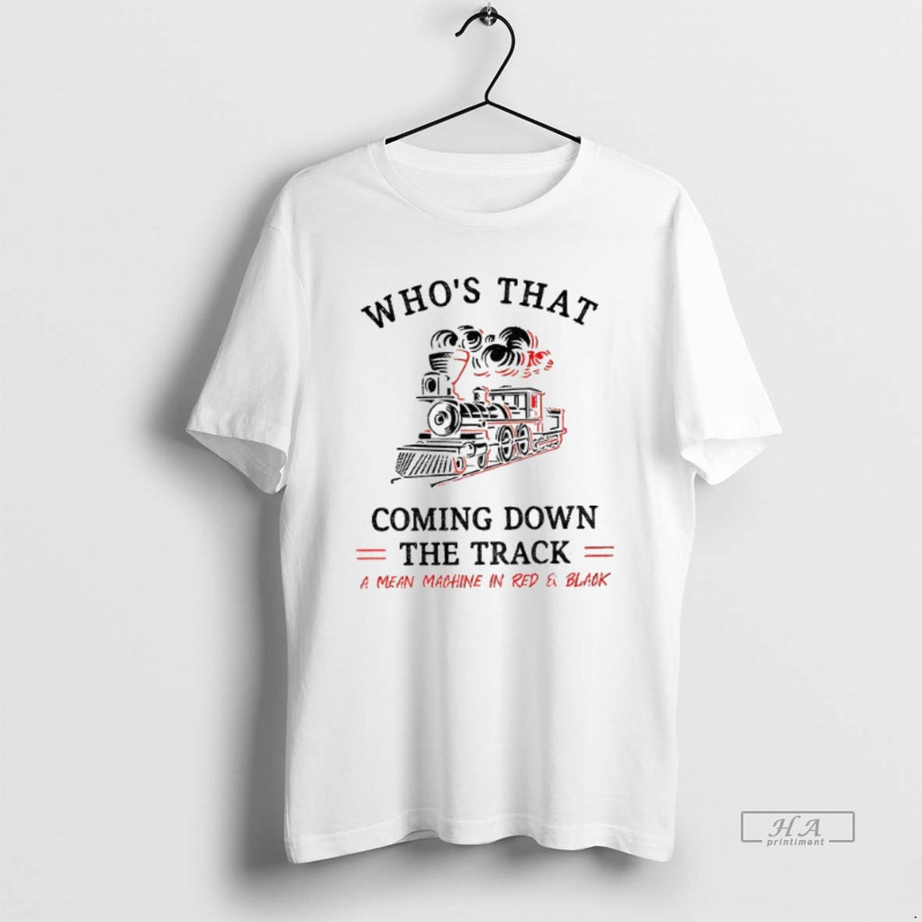 Official The Dawgs Georgia Whos That Coming Down The Track A Mean Machine In Red