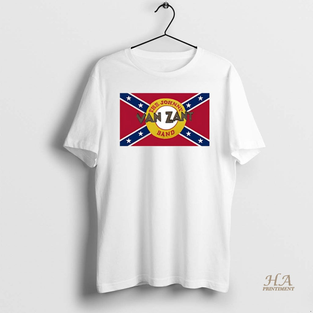 Official The Johnny Band Van Zant Flag Of The Confederate Circle
