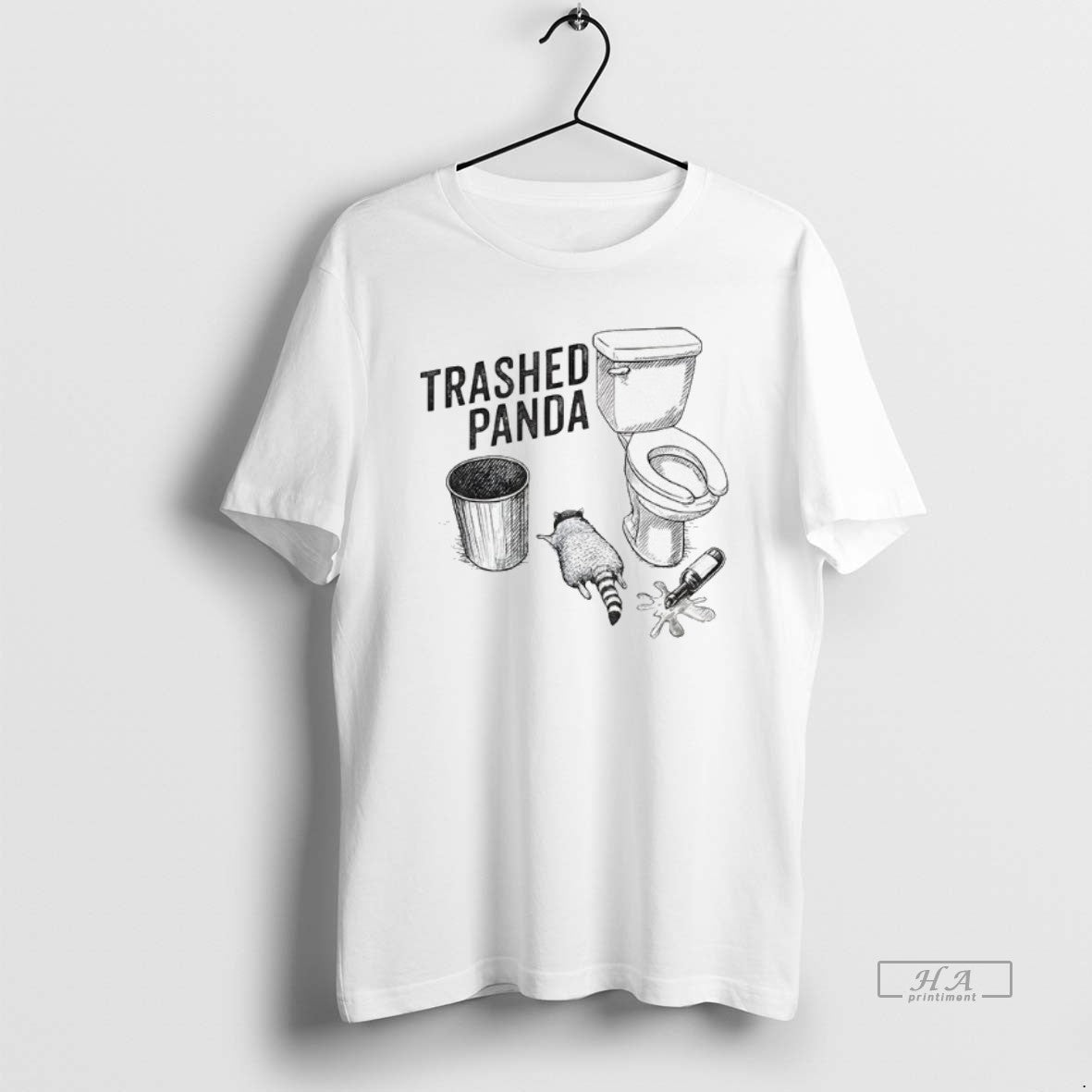 Official Trashed Panda Funny Drunk Racoon