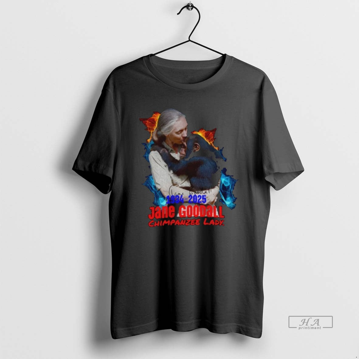 Official Trendy Jane Goodall Chimpanzee Lady Rip 1934 2025