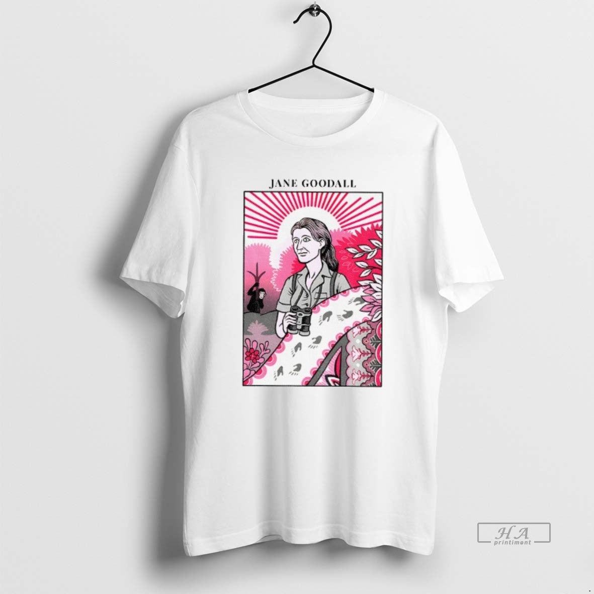 Official Trendy Jane Goodall Tribute Wildlife Conservation Legacy