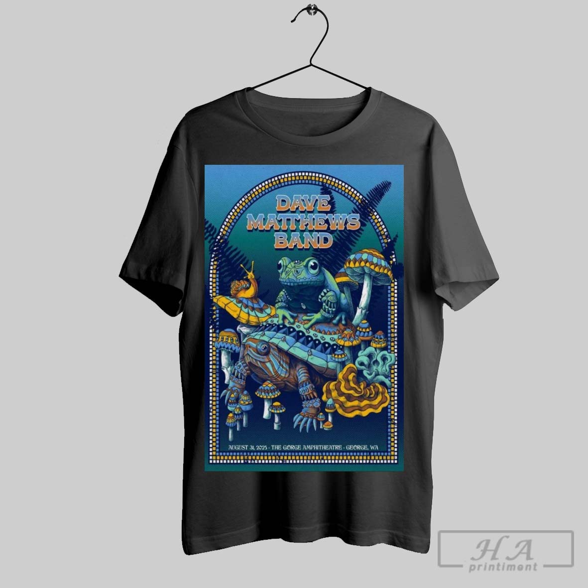 Official Trendy Poster Dave Matthews Band George Wa August 31 2025 The Gorge Amphitheatre Tee