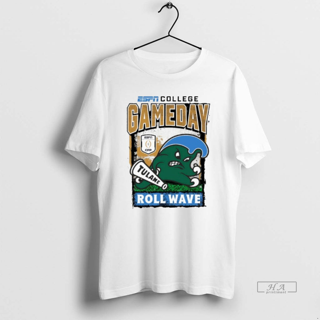 Official Tulane Green Wave Cfp 25 2026 Roll Wave Gameday Mascot