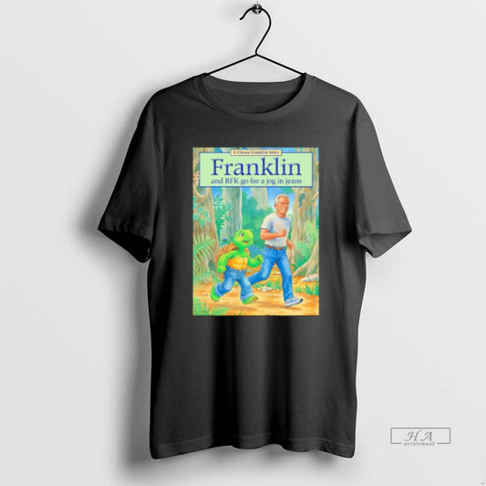 Official Turtle Franklin And Rfk Go For A Jog In Jeans Pete Hegseth Meme T-Shirts, Hoodie, Sweatshirt | WearSparks.com