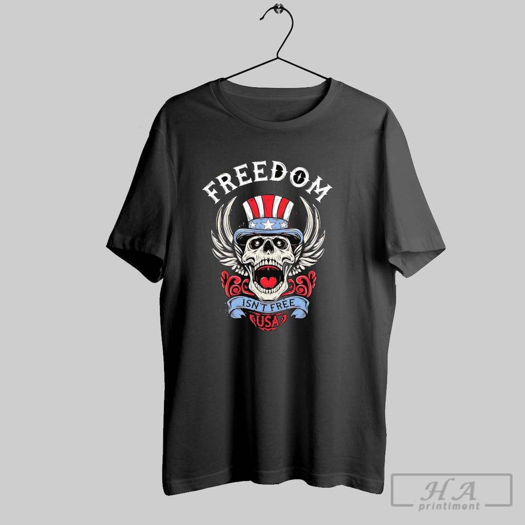 Official Uncle Sam Skull Freedom Isnt Free Usa
