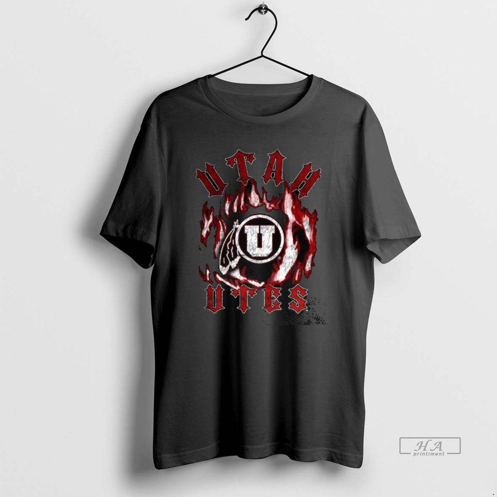 Official Utah Utes Flames Logo