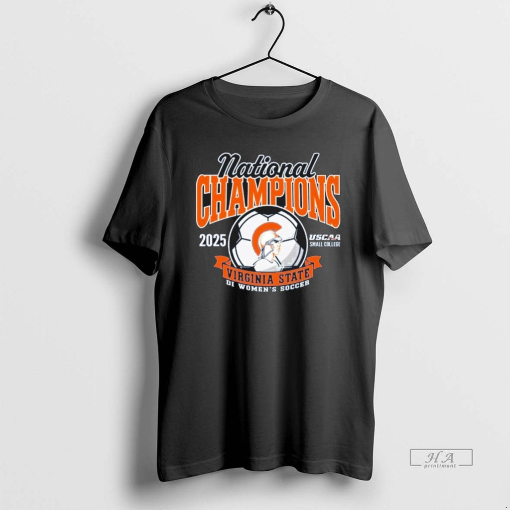 Official Virginia State University 2025 Uscaa Di Womens Soccer National Champions