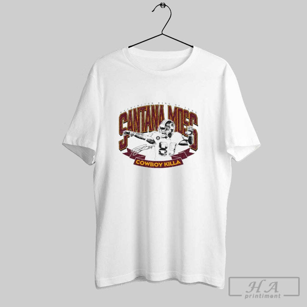 Official Washington Ring Of Fame Santana Moss Cowboy Killa Signature