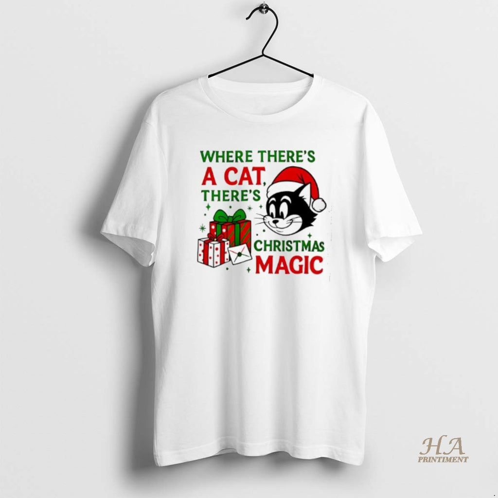Official Where Theres A Cat Theres Christmas Magic