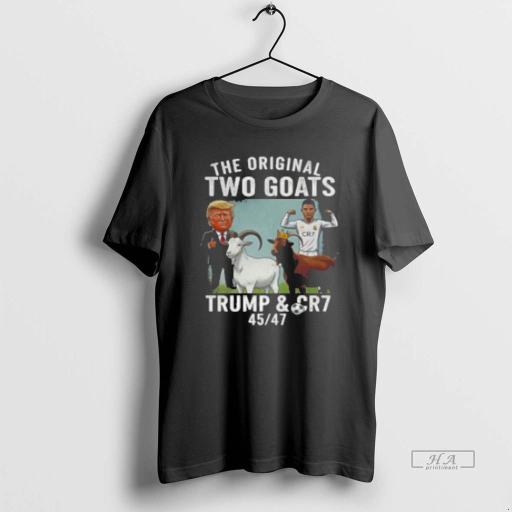 Official Donald Trump And Cristiano Ronaldo The Two Goats Classic Womens