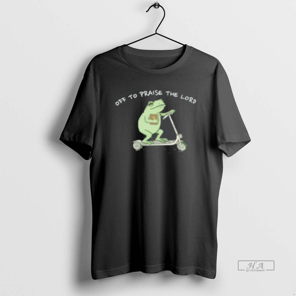 Official Frog Off To Praise The Lord Christian Classic Womens
