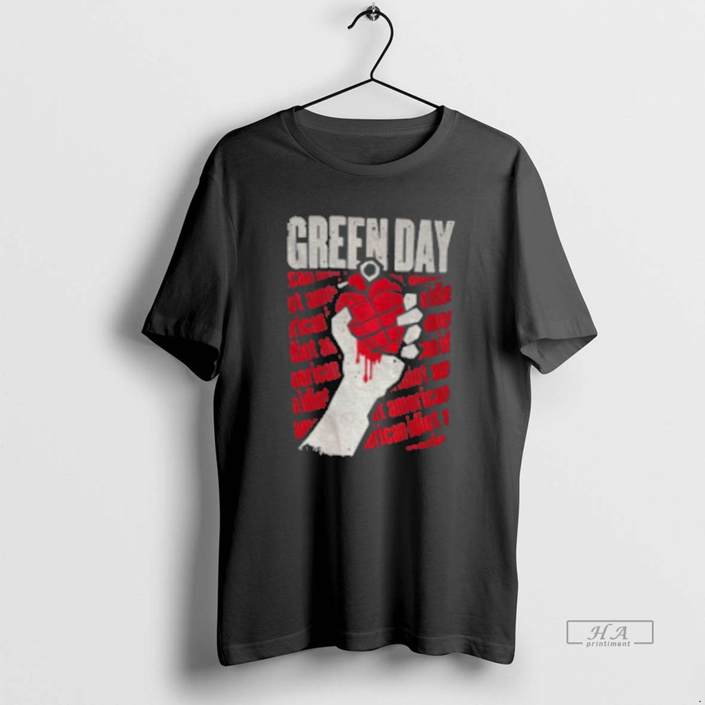 Official Green Day American Idiot Logo Classic Womens