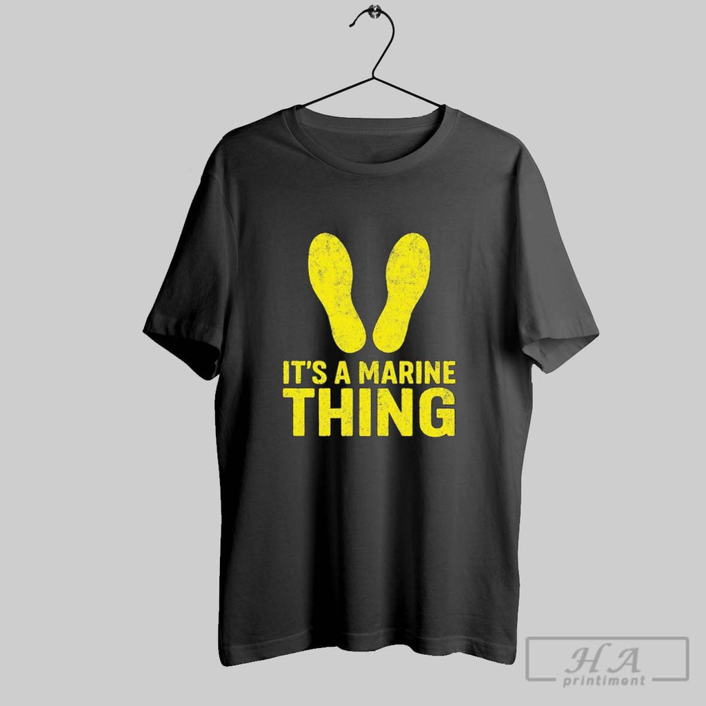 Official Its A Marine Thing Footprints S Men