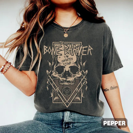 Officially Licensed Bone Carver Shirt, Acotar Comfort Colors Shirt, Sarah J Maas Merch, Velaris Shirt, Throne of Glass Shirt, Crescent City, Bookish Merch