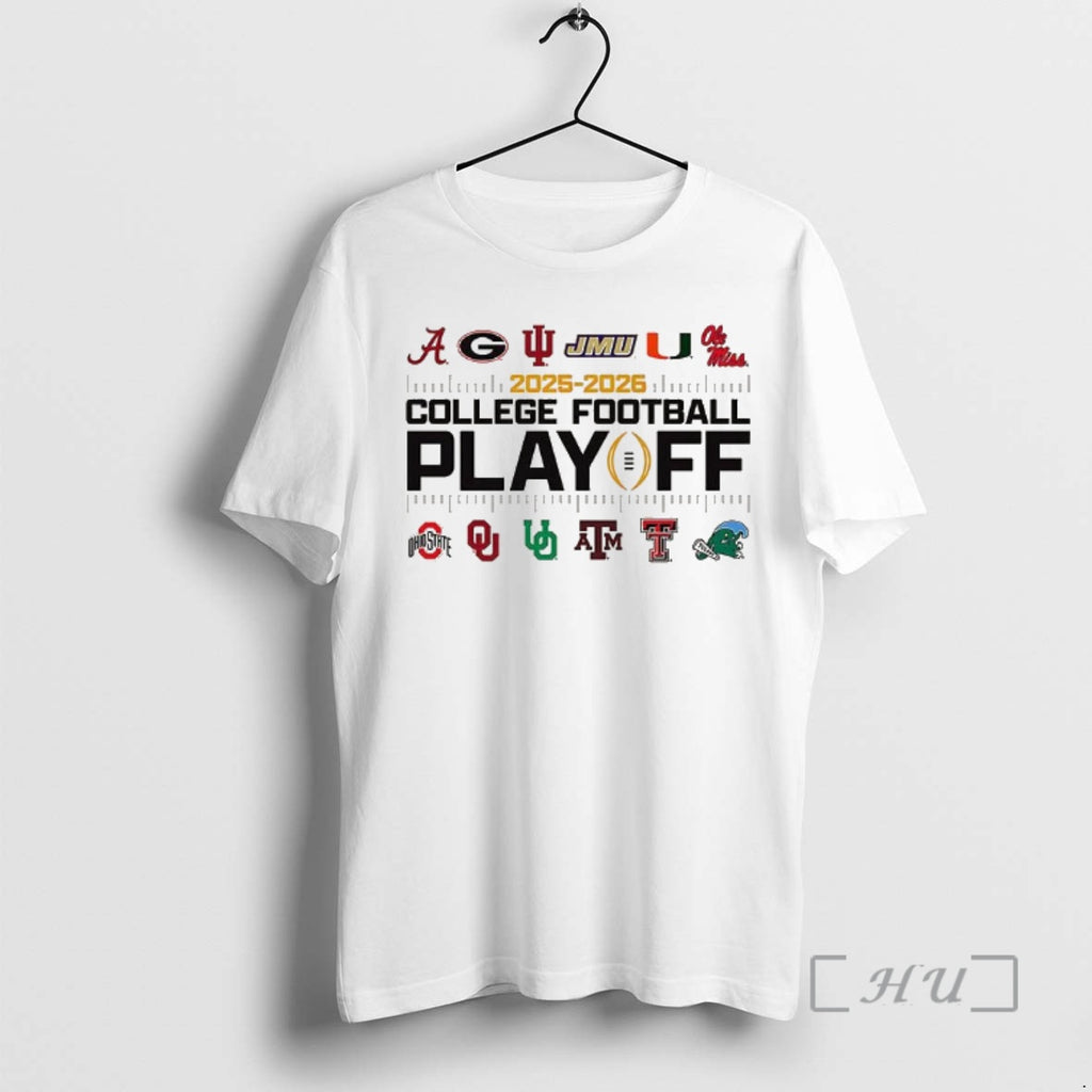 Officials 2025 2026 College Football Playoff 12 Team Logo