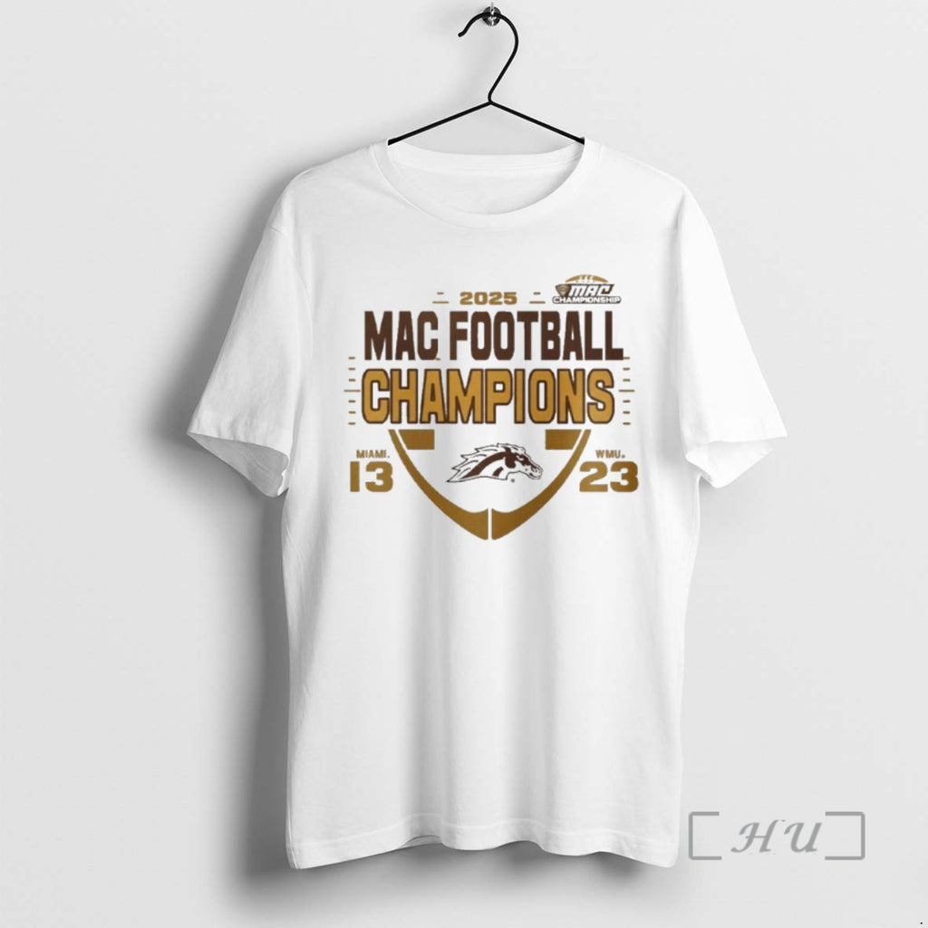 Officials 2025 Mac Football Champions Miami 13 Wmu 23 Logo