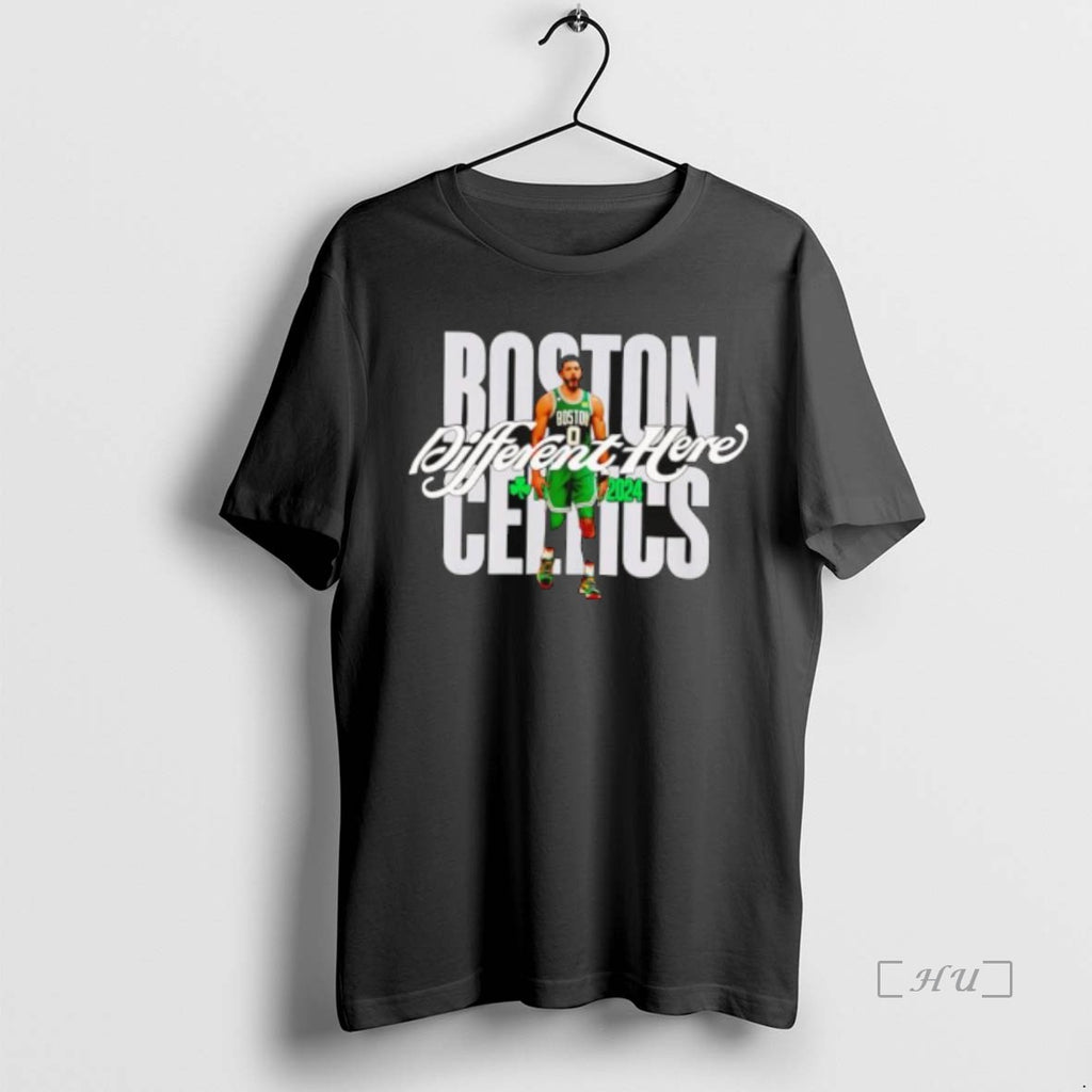 Officials 2025 Playoffs Boston Jayson Tatum Different Here Basketball Fans Stylish Premium T Shirts Sweater