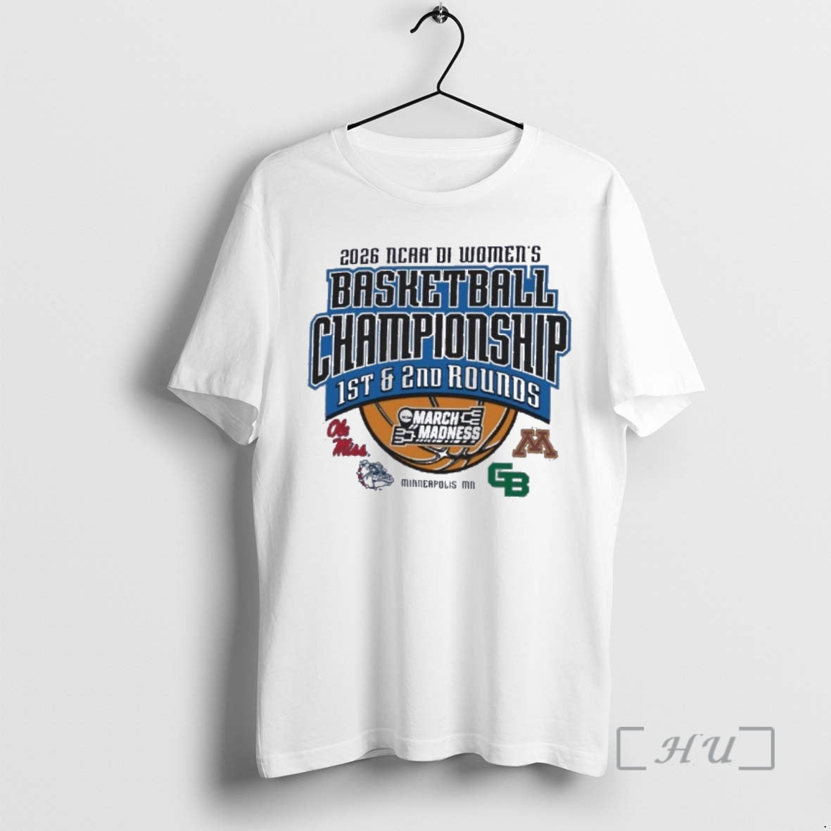 Officials 2026 Ncaa Di Womens Basketball 1st 2nd Rounds Minneapolis Mn Premium T Shirts Sweater