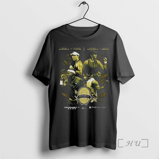 Officials A Raquet At The Rock Carlos Alcaraz Frances Tiafoe Amanda Anisimova And Jessica Pegula T-Shirts, Hoodie, Sweatshirt
