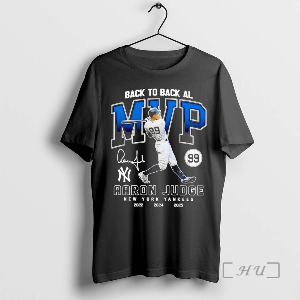 Officials Aaron Judge Back To Back Al Mvp New York Yankees Premium T Shirts Sweater