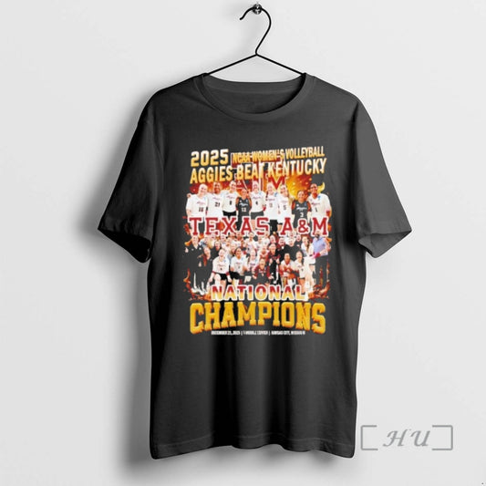 Officials Aggies Beat Kentucky 2025 Ncaa Womens Volleyball National Champions T-Shirts, Hoodie, Sweatshirt | WearSparks.com