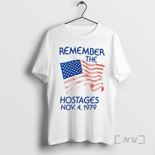 Officials America Remember The Hostages 1979 Flag Tee Hoodie, Sweatshirt | WearSparks.com