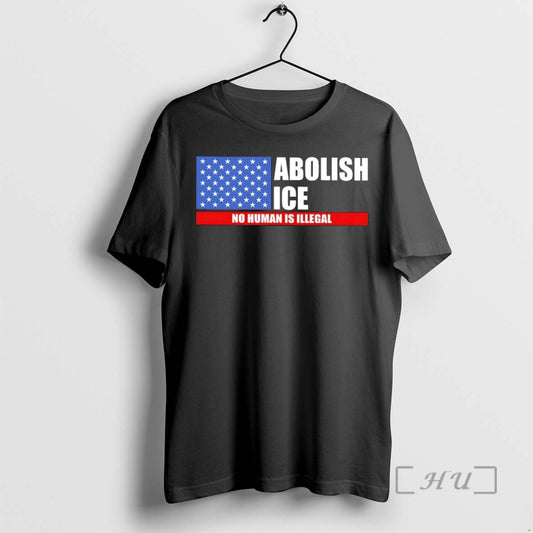 Officials American Flag Abolish Ice No Human Is Illegal T-Shirts, Hoodie, Sweatshirt | WearSparks.com