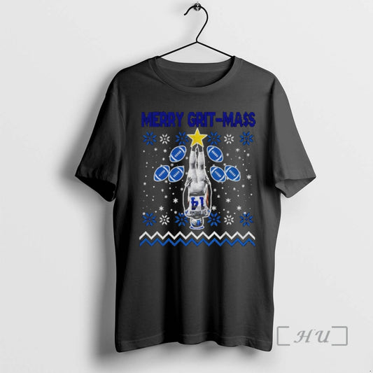 Officials Amon Ra St Brown Funny Merry Grit Mas T-Shirts, Hoodie, Sweatshirt | WearSparks.com