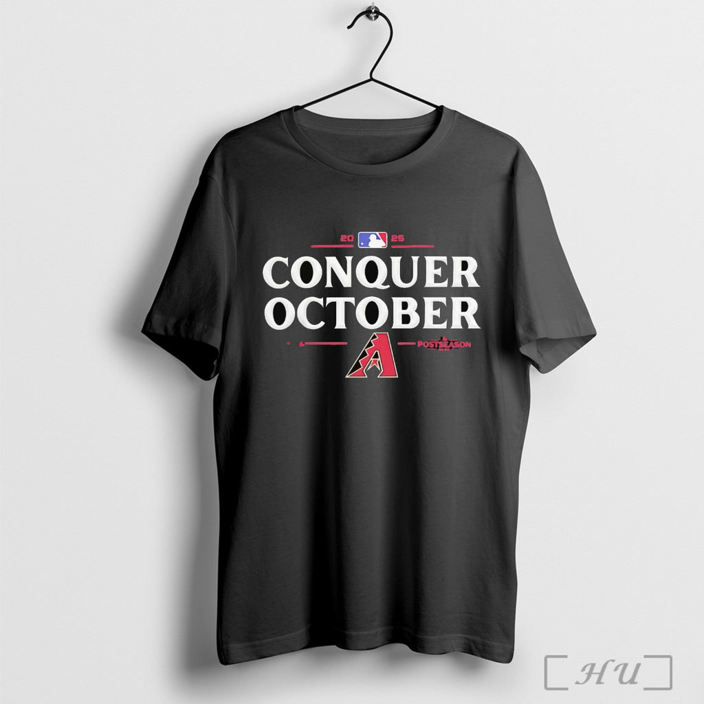 Officials Arizona Diamondbacks Conquer October 2025 Mlb Postseason T Shirt