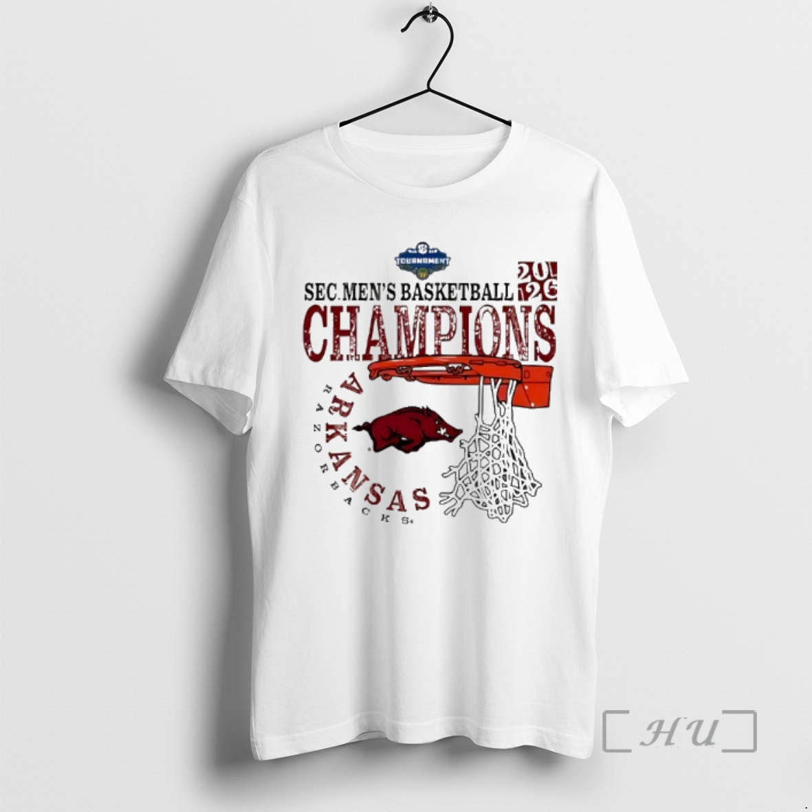 Officials Arkansas Razorbacks Sec Mens Basketball Tournament Champions Logo
