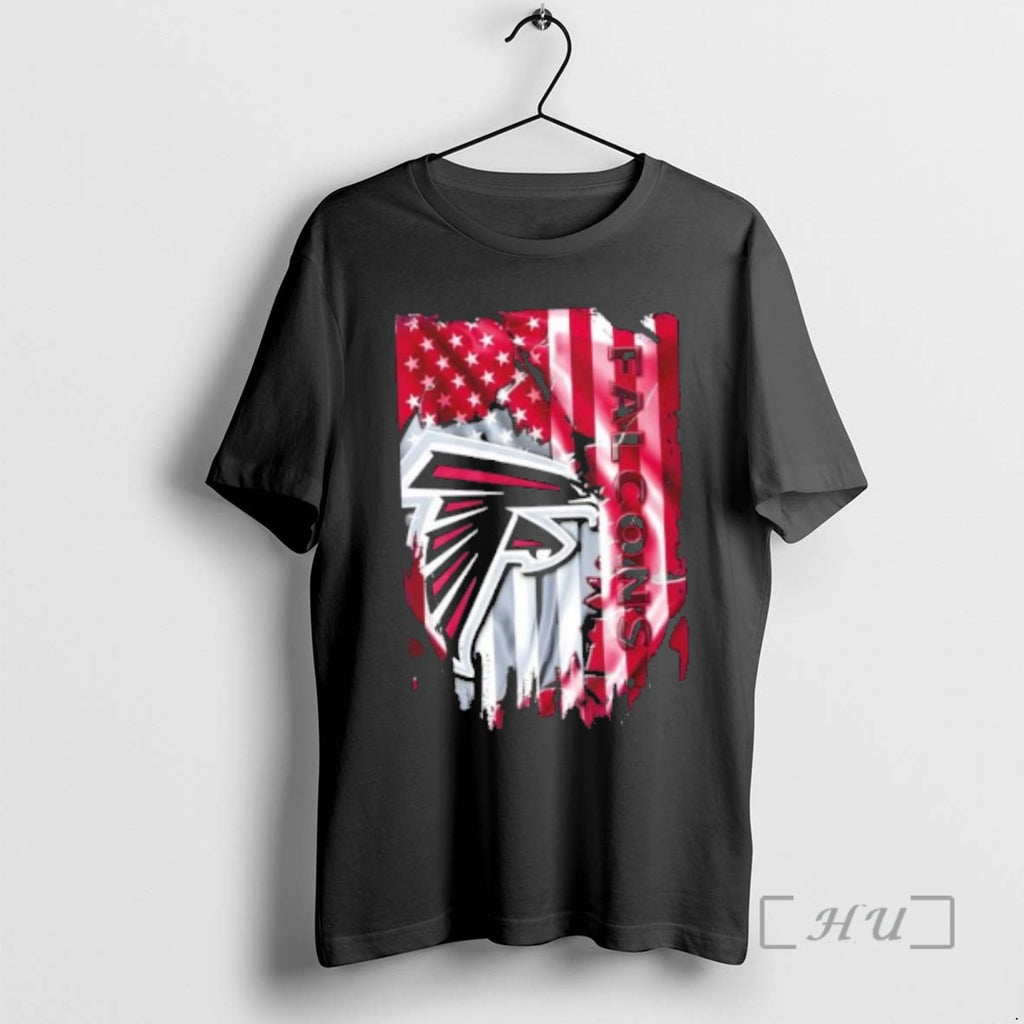Officials Atlanta Falcons Football X American Flag