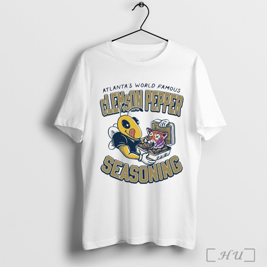 Officials Atlantas World Famous Clemson Pepper Seasoning T Shirt
