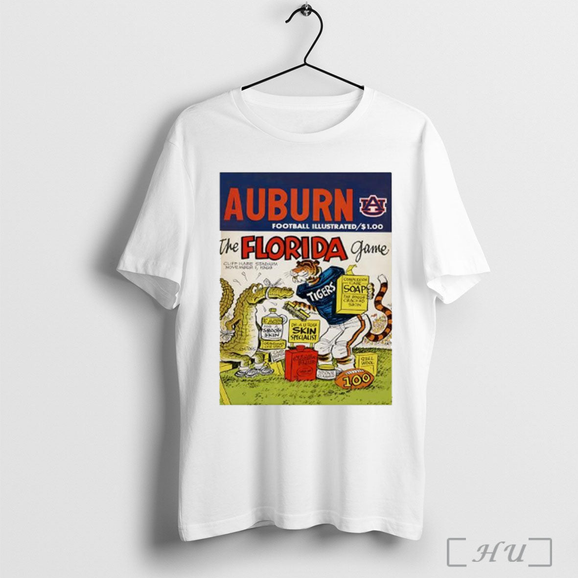 Officials Auburn Tigers The Florida Game Comic Vintage 90s Graphic T Shirt