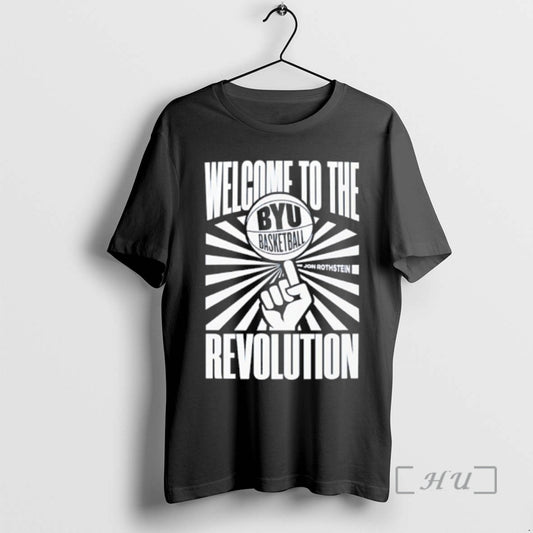 Officials Byu Basketball Welcome To The Revolution Jon Rothstein T-Shirts, Hoodie, Sweatshirt | WearSparks.com