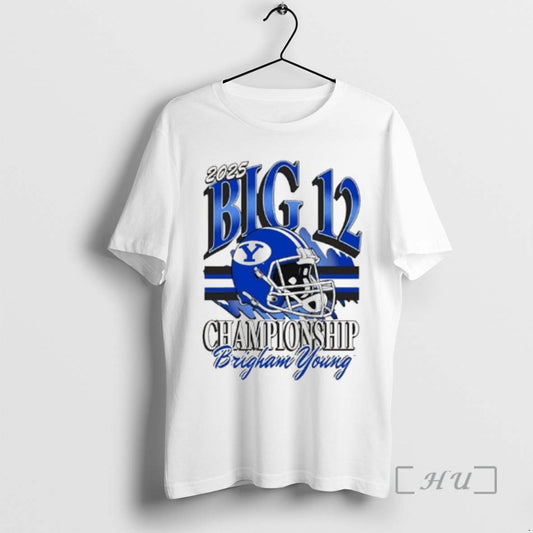 Officials Byu Cougars 2025 Big 12 Football Championship Helmet Ornaments T-Shirts, Hoodie, Sweatshirt | WearSparks.com