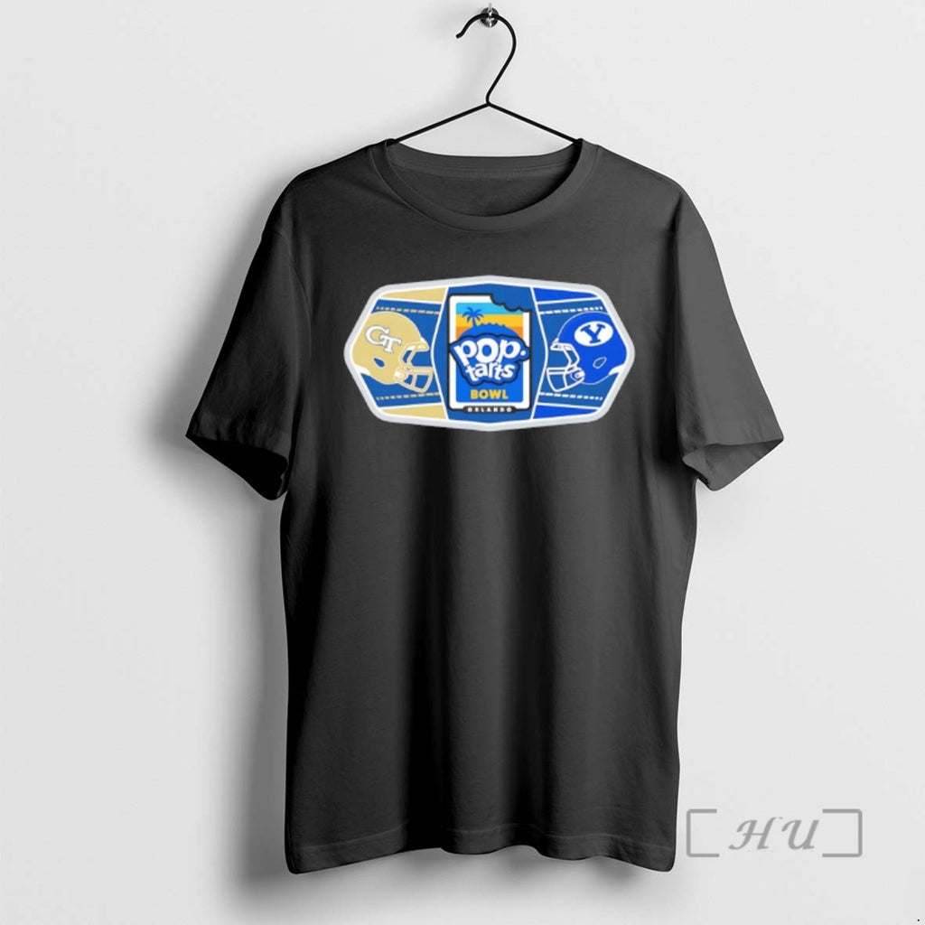 Officials Byu Cougars Vs Georgia Tech Yellow Jackets 2025 Pop Tarts Bowl Helmets Premium