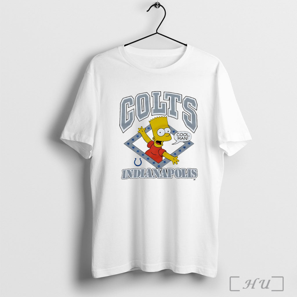 Officials Bart The Simpsons X Indianapolis Colts T Shirt