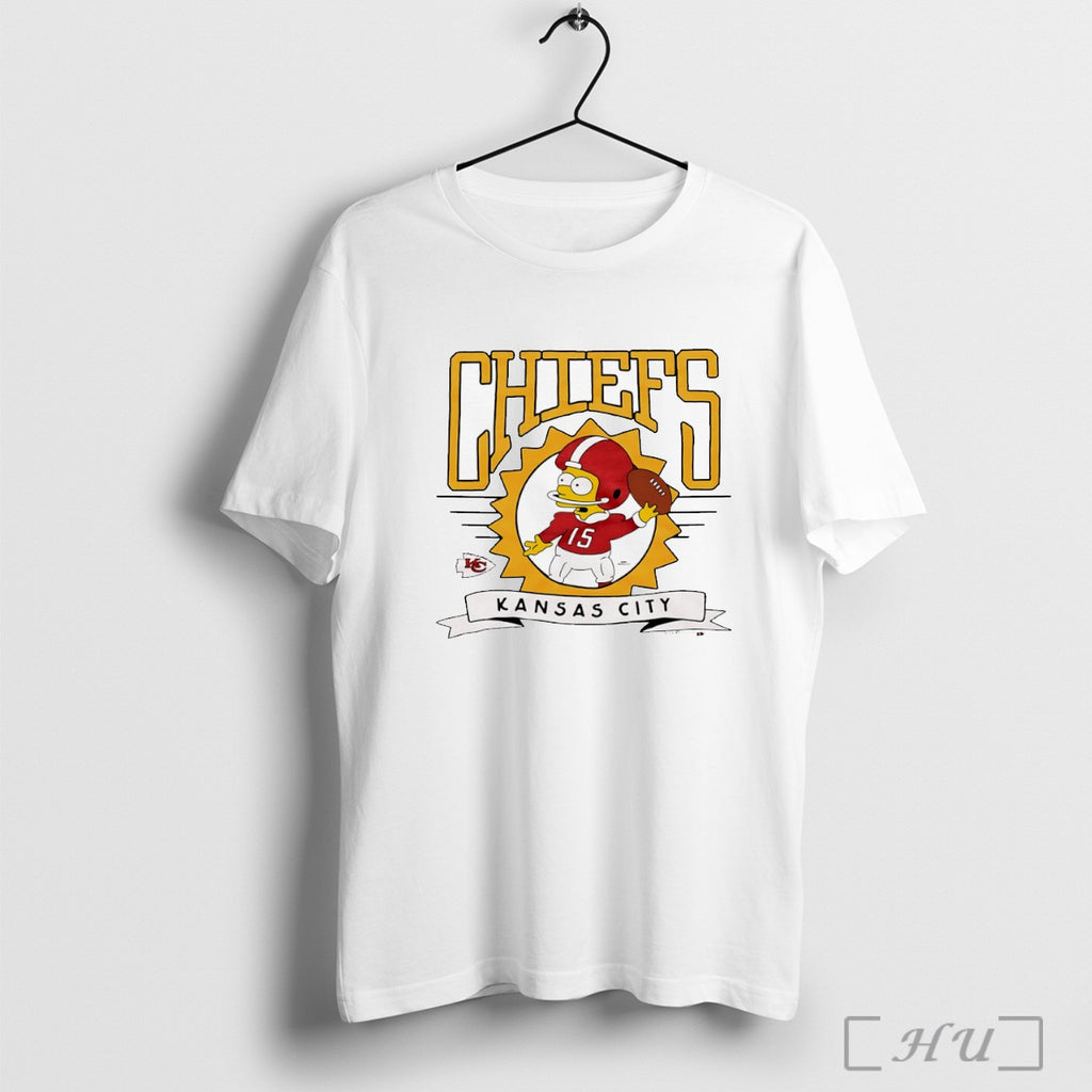 Officials Bart The Simpsons X Kansas City Chiefs T Shirt