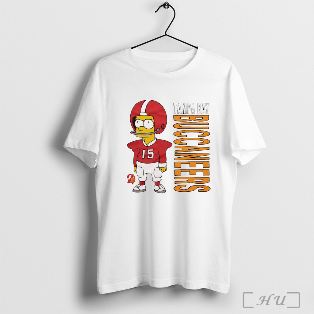 Officials Bart The Simpsons X Tampa Bay Buccaneers T Shirt