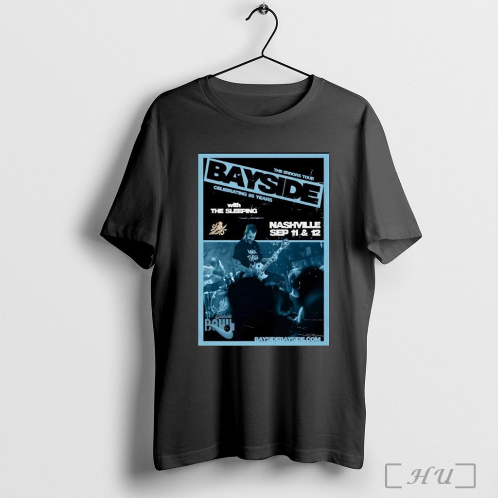 Officials Bayside With The Sleeping Nashville Tn Sep 11 12 2025 T Shirt