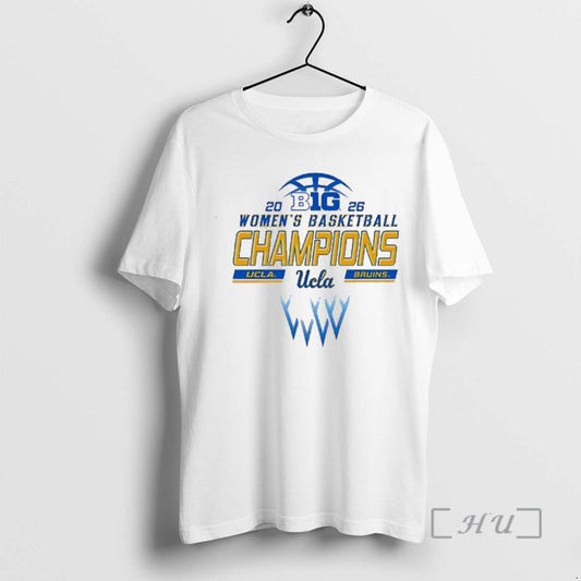 Officials Big 10 2026 Womens Basketball Champions Ucla Bruins Basketball Net Premium T Shirts Sweater