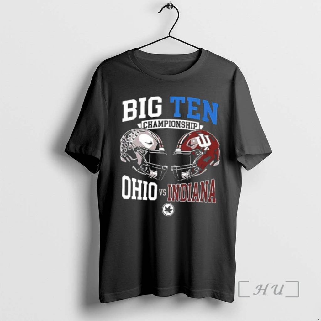 Officials Big Ten Championship Ohio Vs Indiana Helmets 2 Sided