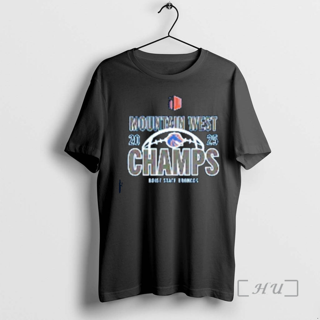 Officials Boise State Broncos 2025 Mountain West Champions Locker Room Ornaments Premium T Shirts Sweater