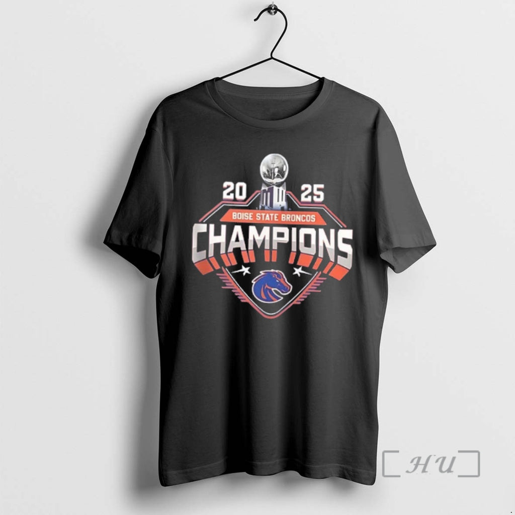 Officials Boise State Broncos Mountain West Champions 2025 2 Sided