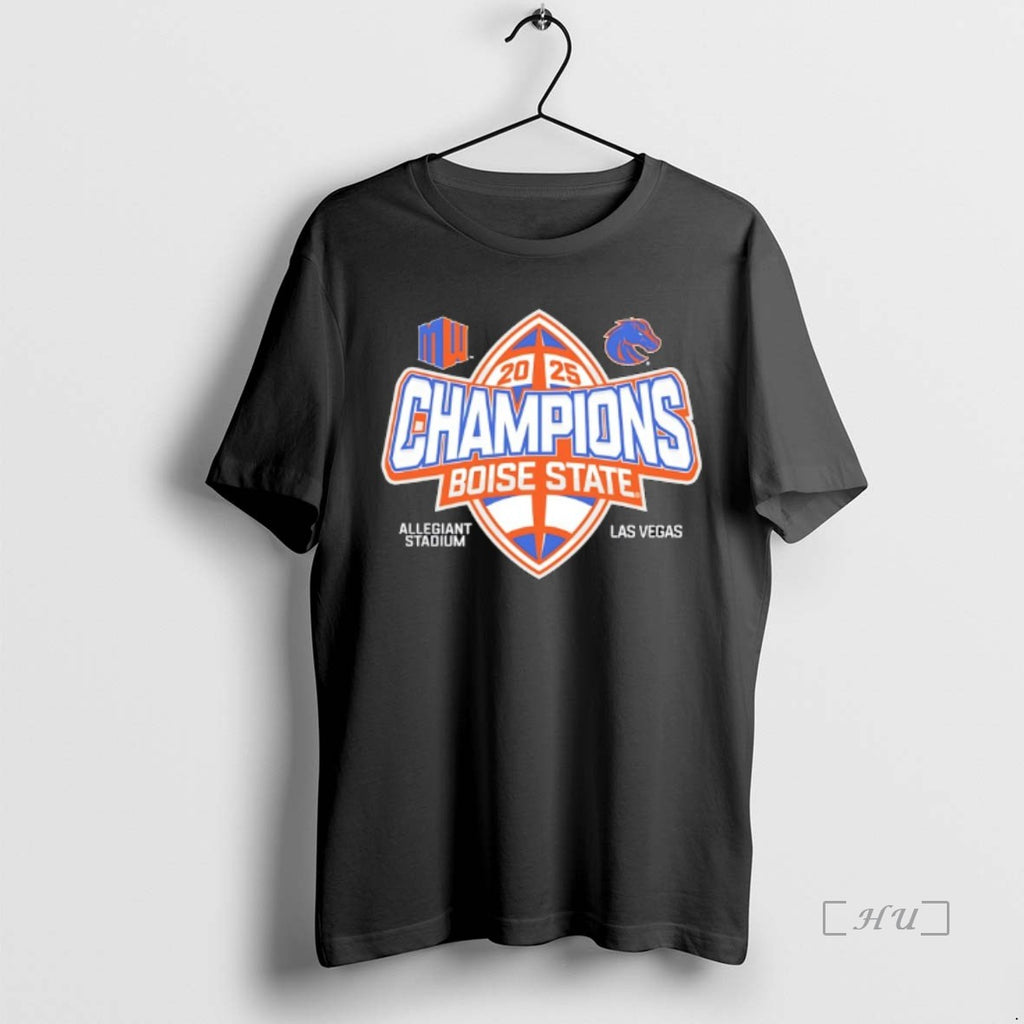 Officials Boise State Broncos Mountain West Football Champions 2025