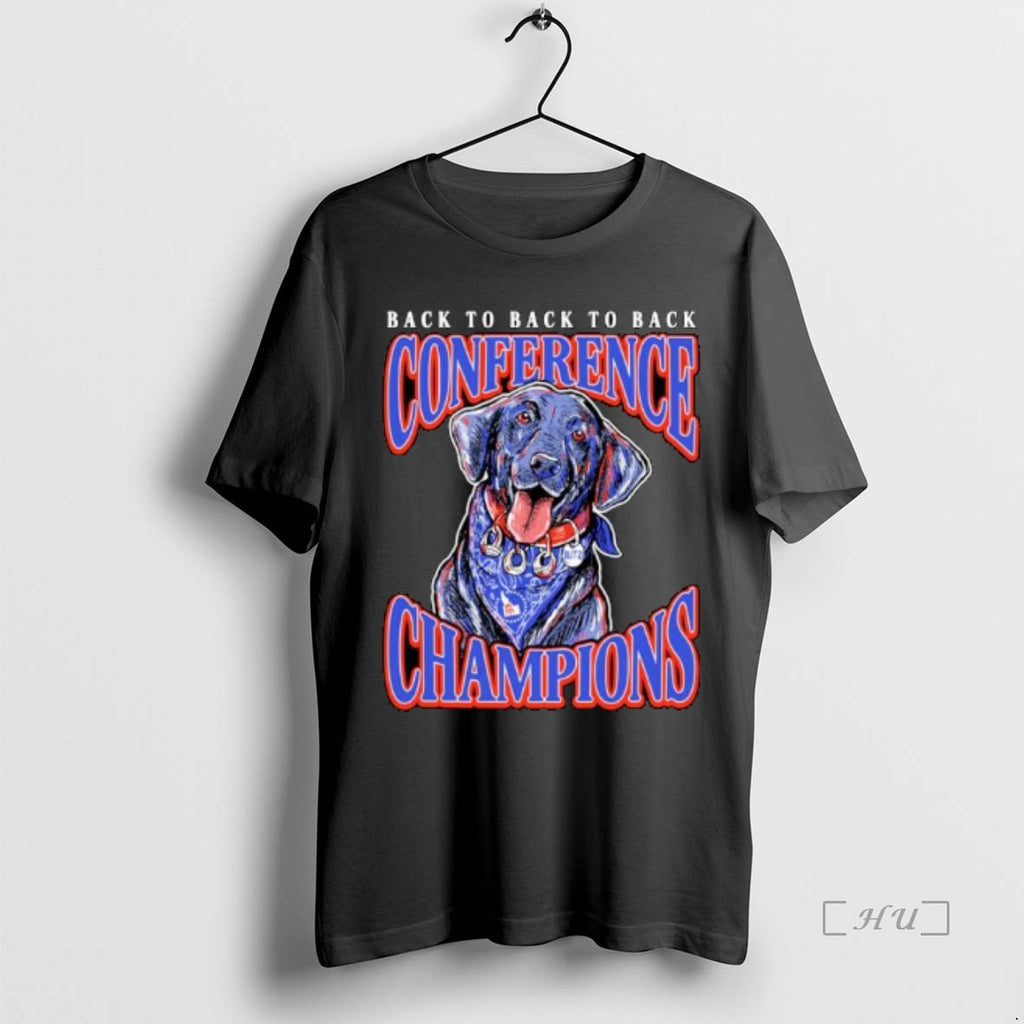 Officials Boise State Broncos Back To Back To Back Conference Blitz Champions Ornaments Premium
